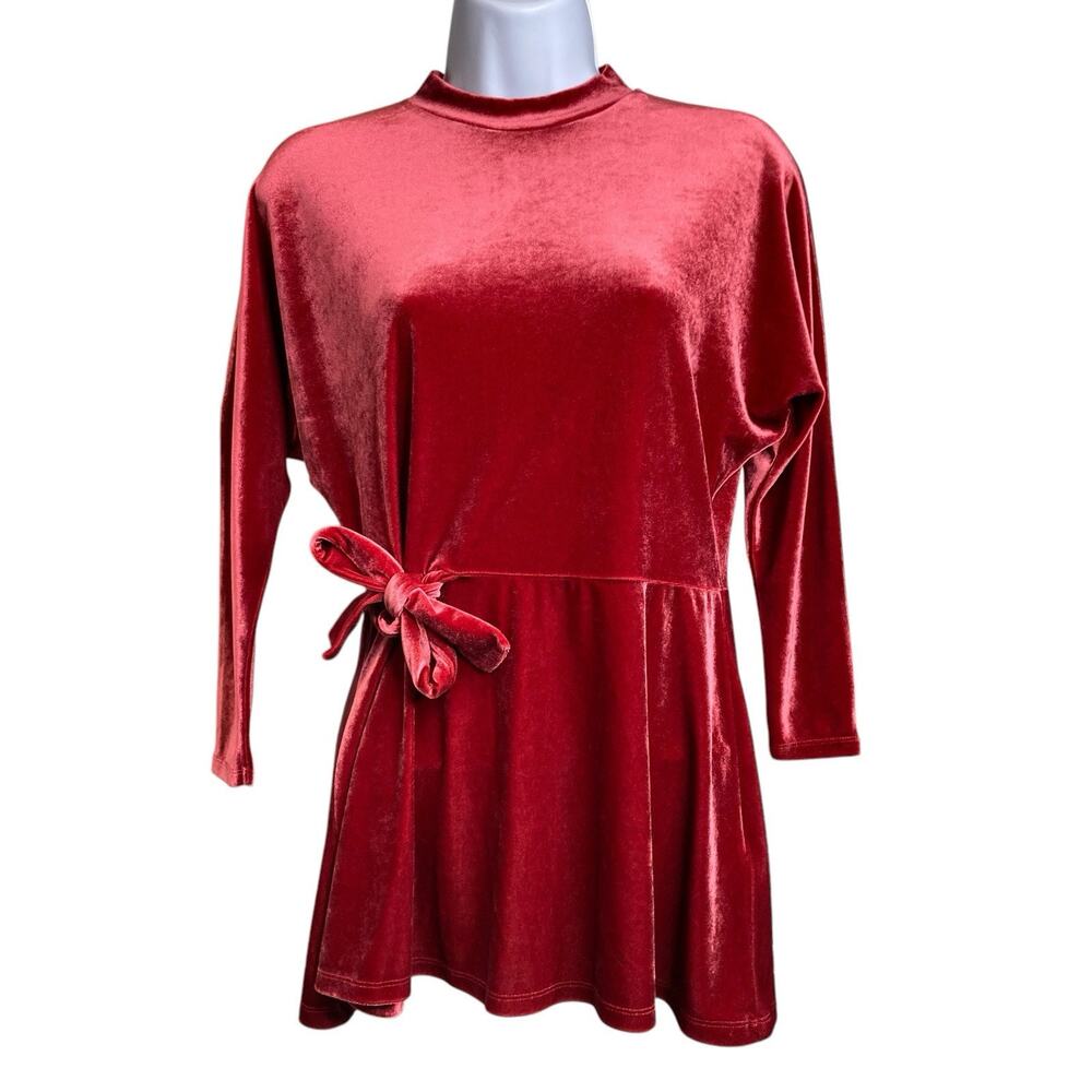Velvet Red Kids Dress